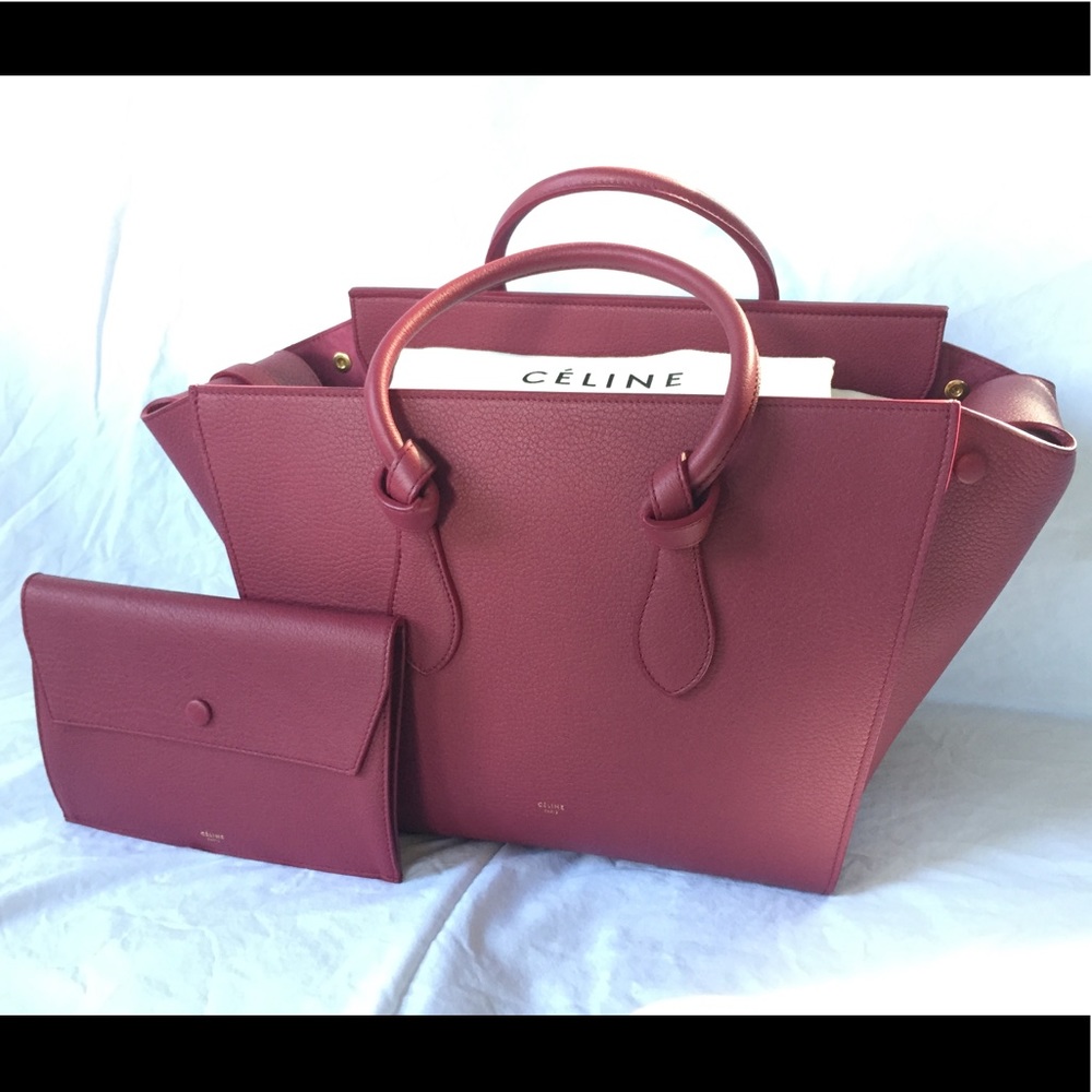 CELINE Tie Knot Tote Small Crisped Orchid $3500